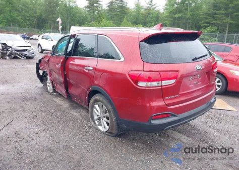 2018 Kia Sorento 2.4L Lx z USA, uszkodzony, nr VIN 5XYPGDA33JG349093